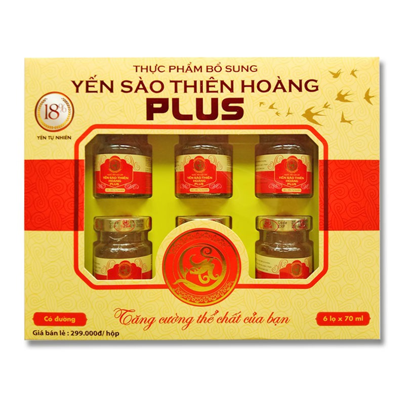 Yến sào Thiên Hoàng Plus 18% yến tổ cao cấp