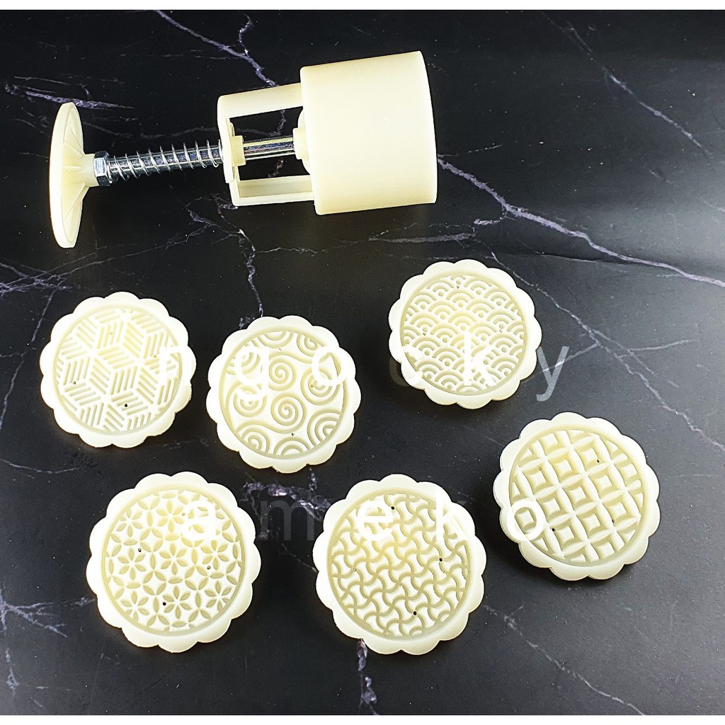 KHUÔN LÒ XO BÁNH TRUNG THU / BÁNH DỨA  / BÁNH QUY  HÌNH VÂN MÂY/ CARO