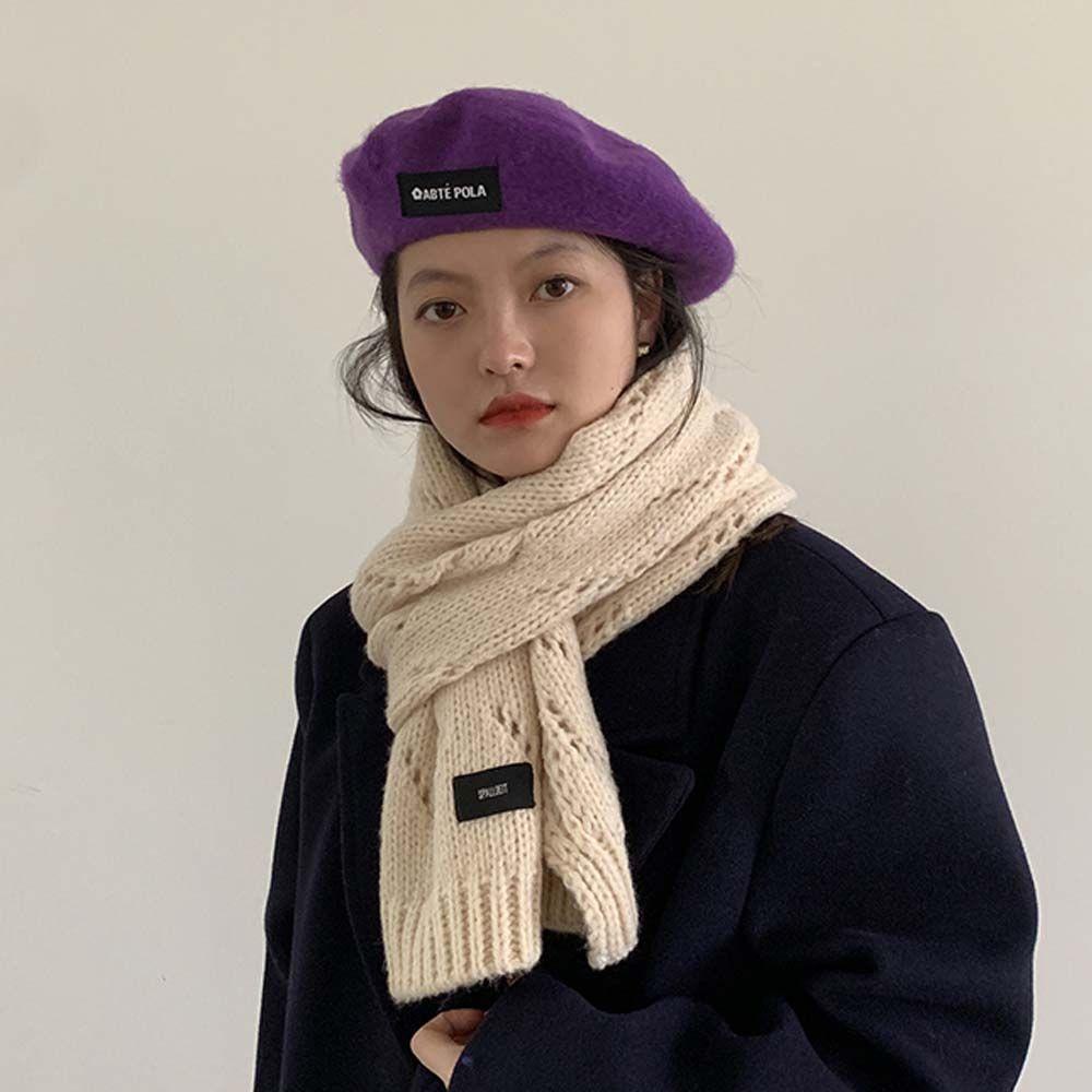 Mũ Beret Màu Sắc Nhã Nhặn Thoáng Khí Dành Cho Nữ