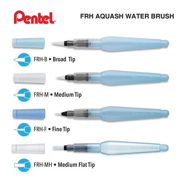 Cọ Nước Pentel Aquash (Made in Japan) - Họa cụ vẽ