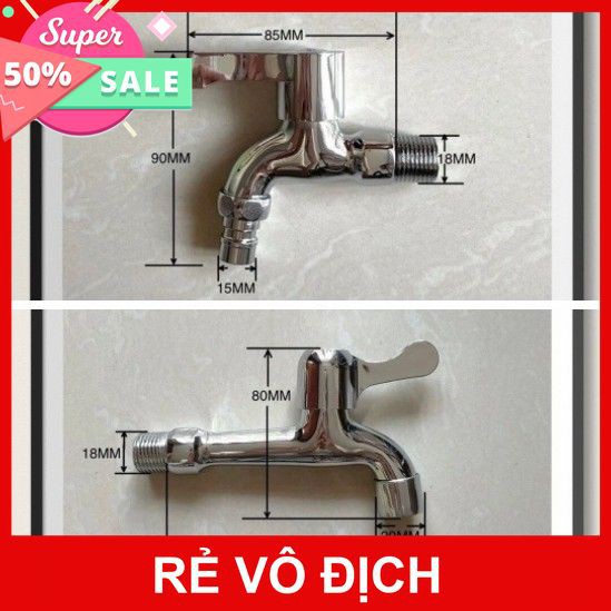 [XK][FREESHIP] VÒI XẢ NƯỚC INOX 304 MẪU DÀI, NGẮN [HCM]