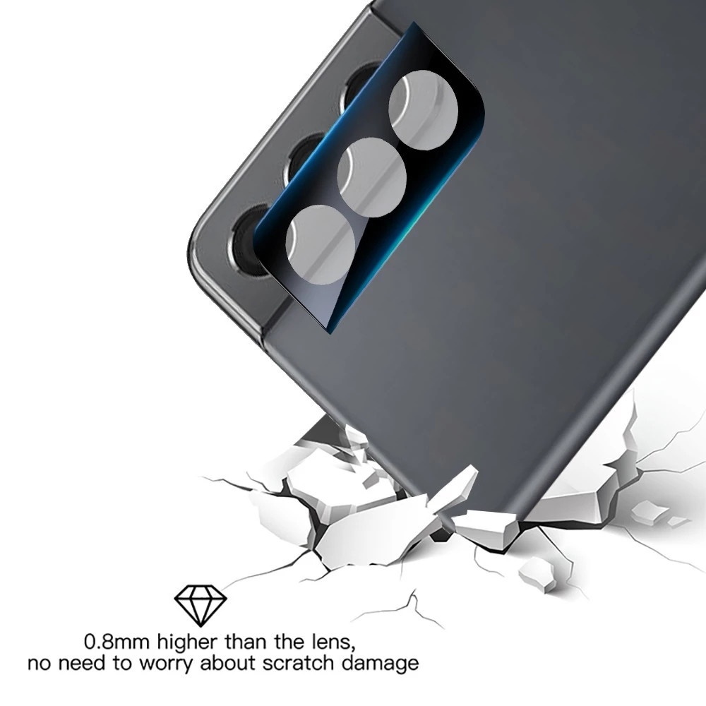 Ốp Điện Thoại Kính Cường Lực Viền Cong Bảo Vệ Camera Cho Samsung Galaxy S22 Ultra S22 Plus 5G S21 S22 UItra