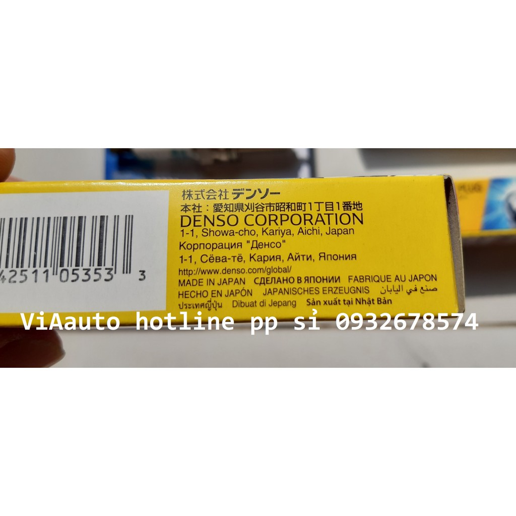 BUGI DENSO IRIDIUM IXUH22 "DENSO JAPAN CHÍNH HÃNG" cho xe Kia K3/ Sportage, Carens, Cerato+Huyndai Grand i10