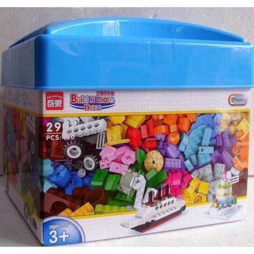 [Đồ Chơi Cho Bé] Bộ Lắp Ghép Cho Bé Lego 460 Chi Tiết - Sieuthigiadinh.2021