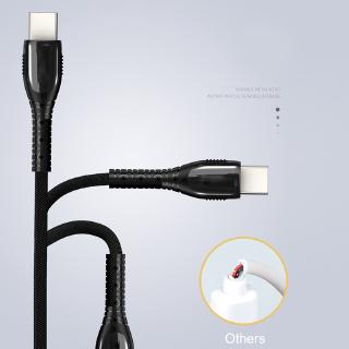 Dây Cáp Sạc Dữ Liệu Nhanh 1.2m 5a Cho Iphone Type-C Micro Usb Android