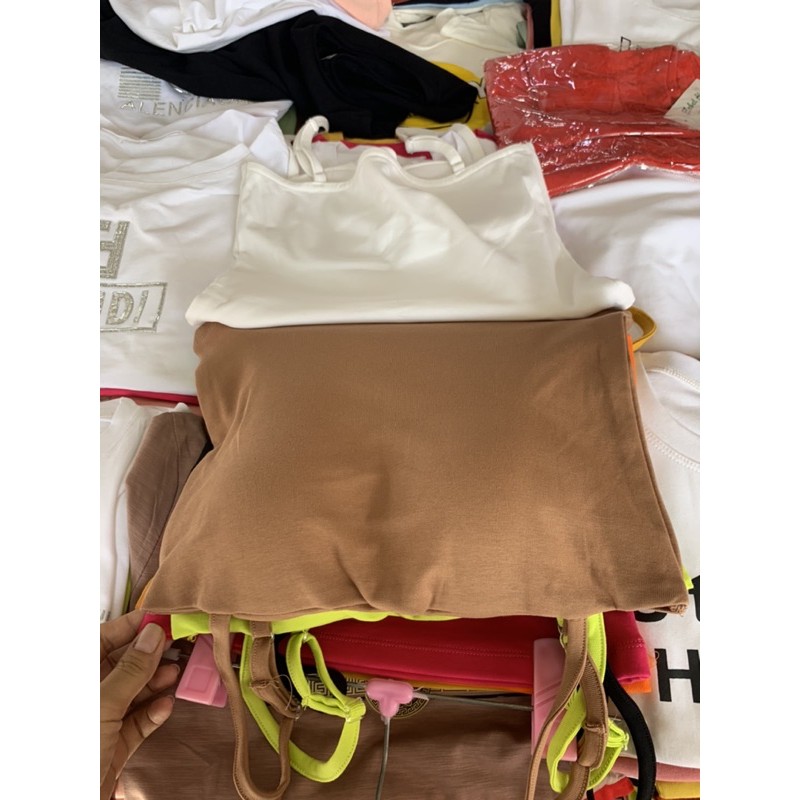 áo 2 dây croptop có sẵn mút ngực | BigBuy360 - bigbuy360.vn
