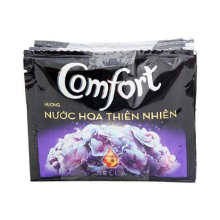 Combo 5 bịch nước xả vải Comfort đậm đặc nước hoa thiên nhiên GÓI 20ml (TÍM ĐEN)