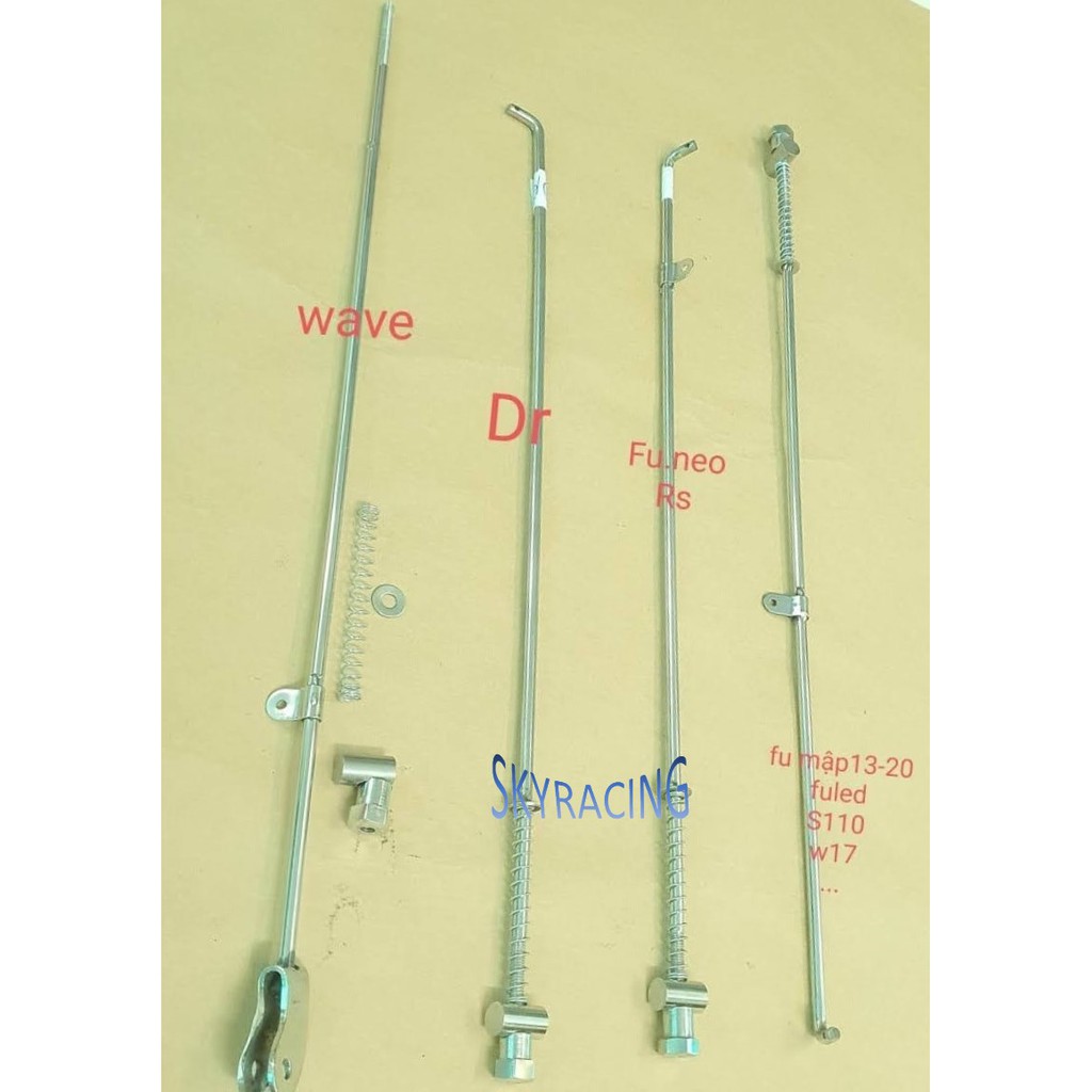 Đũa thắng INOX gắn cho xe DR, W, Fu Neo