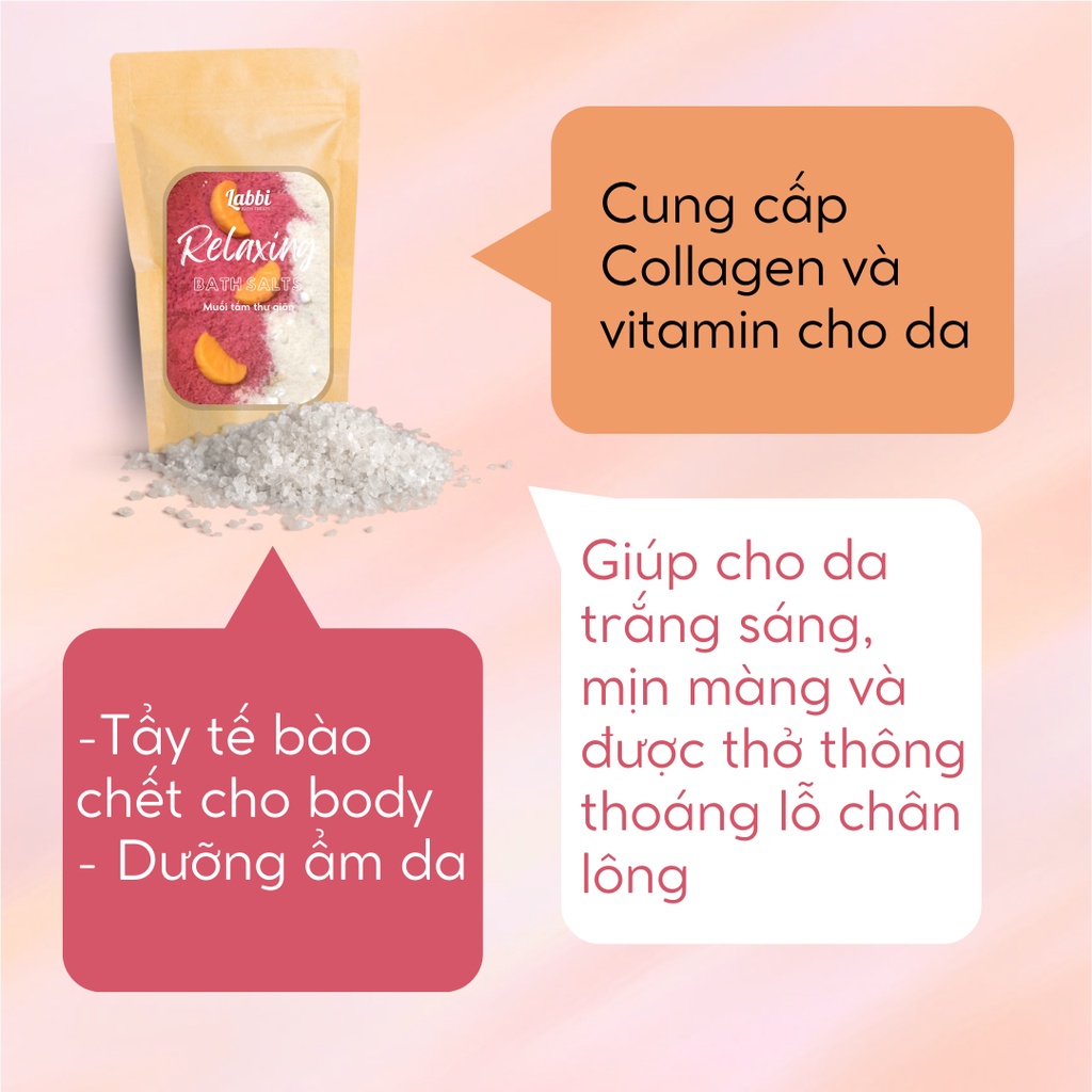 SUMMER SMOOTHIES [Labbi] Relaxing Bath Salt / Muối thư giãn dưỡng da