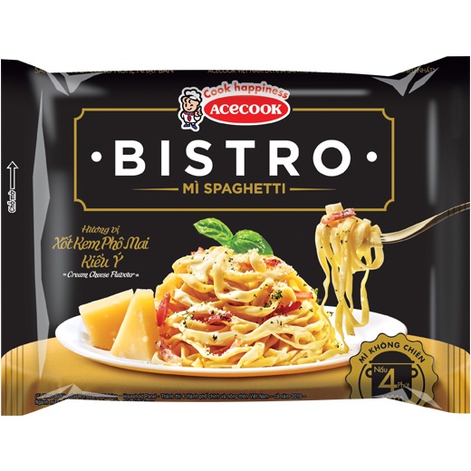Mì spaghetti Bistro sốt kem phô mai kiểu Ý gói 95g