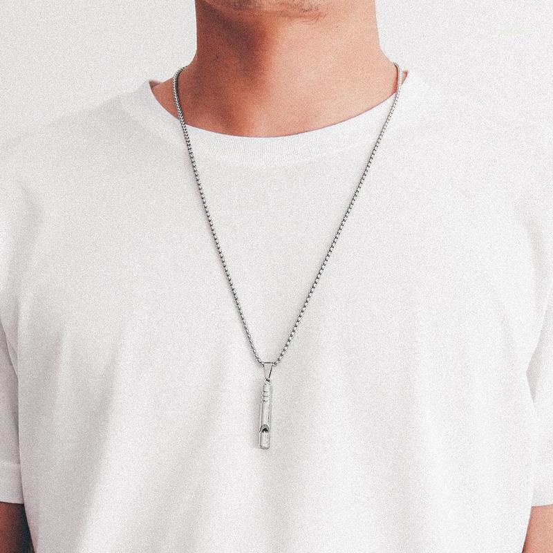 Còi Thổi Đeo Cổ Thiết Kế Nhỏ Gọn Phong Cách Hip Hop Tiện Dụng Cho Cắm Trại/ Leo Núi