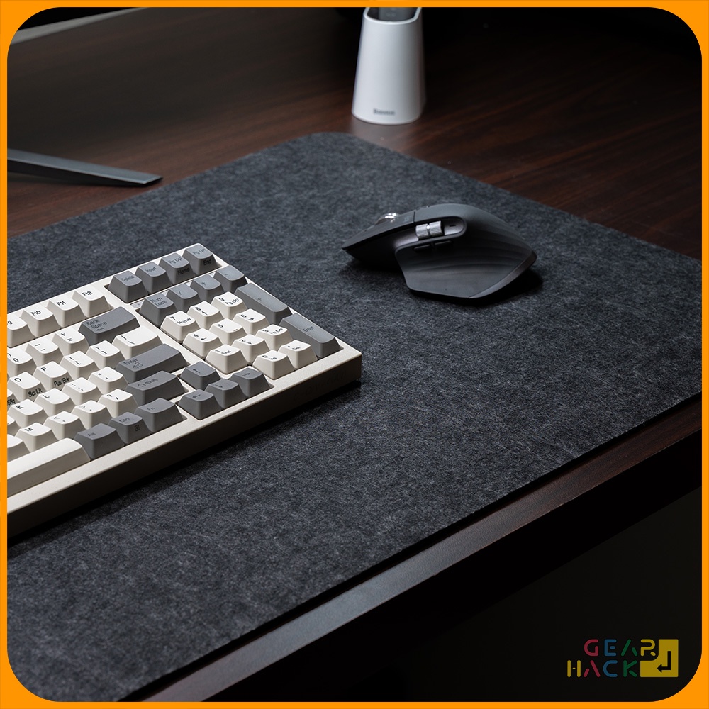 Thảm nỉ trải bàn làm việc chất liệu nỉ ép cao cấp, Deskpad dày 3mm, có lớp chống trượt 80x40cm 90x45cm 120x60cm
