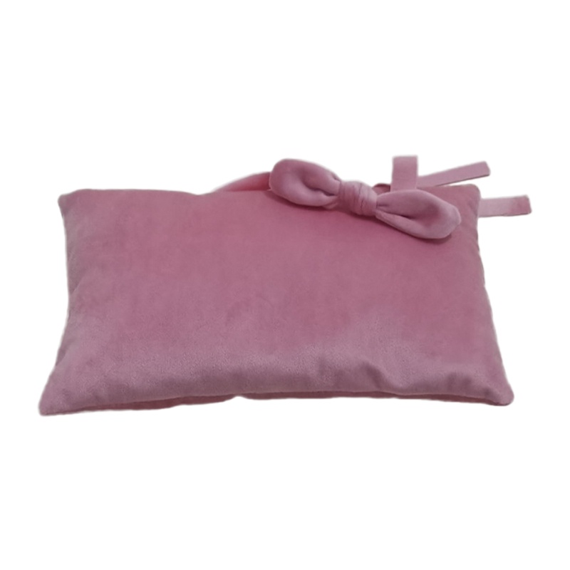 Set 2 Món Gồm Gối Đệm + Băng Cài Đầu Làm Phụ Kiện Chụp Ảnh Cho Bé Sơ Sinh