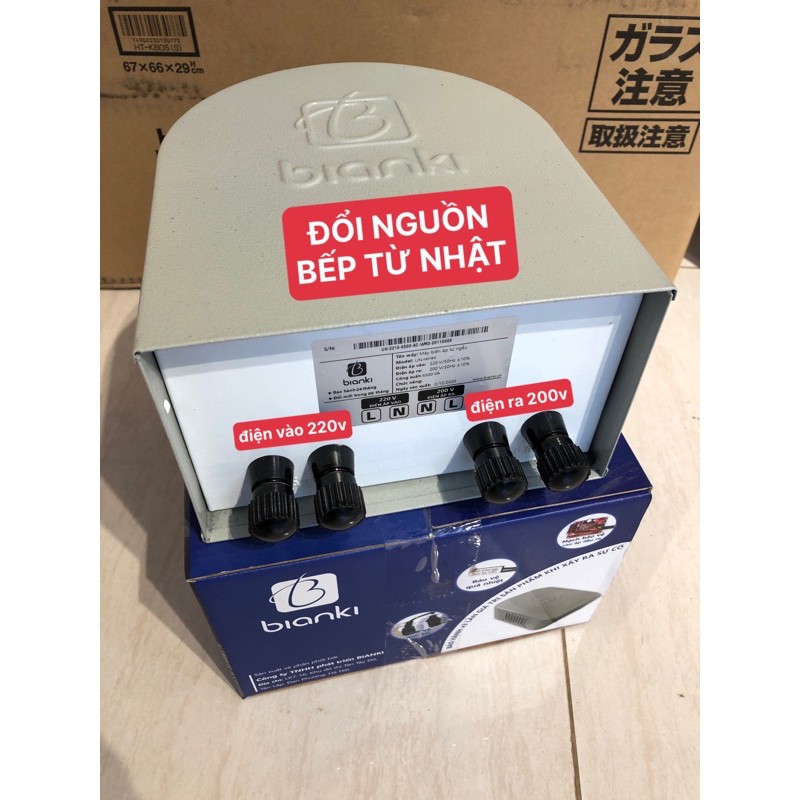 Đổi nguồn cho bếp từ nhật 220v ra 200v