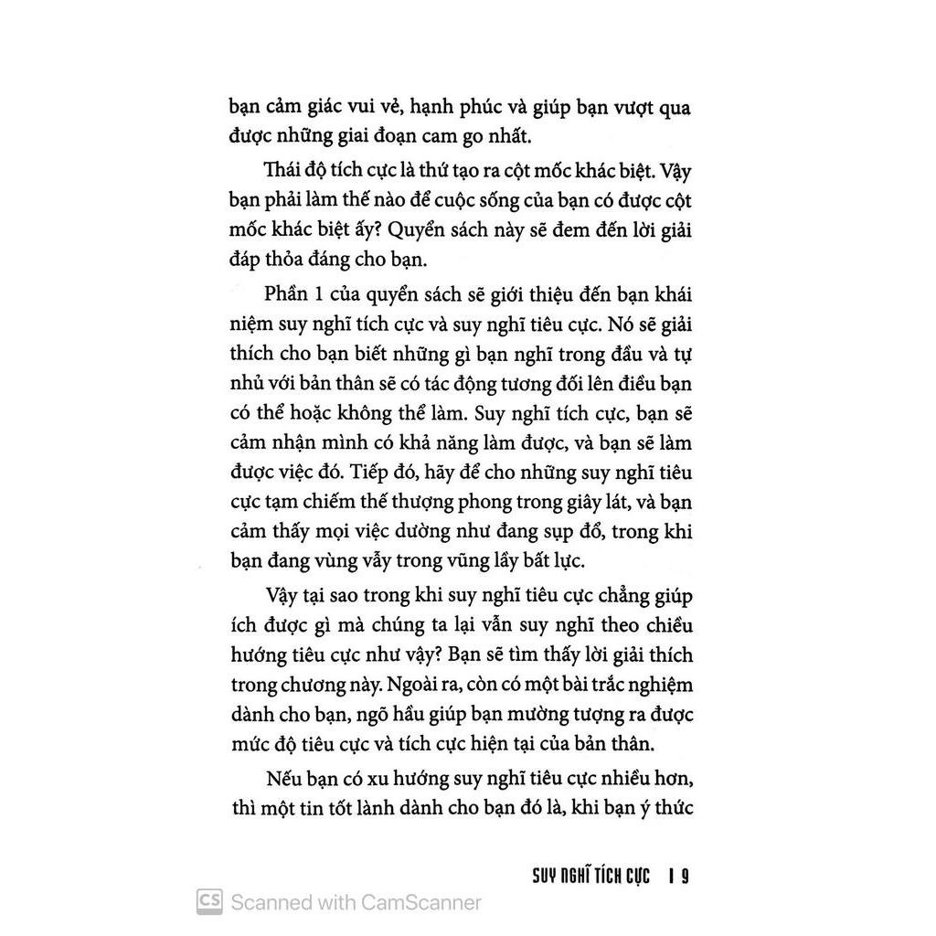 Sách Suy Nghĩ Tích Cực