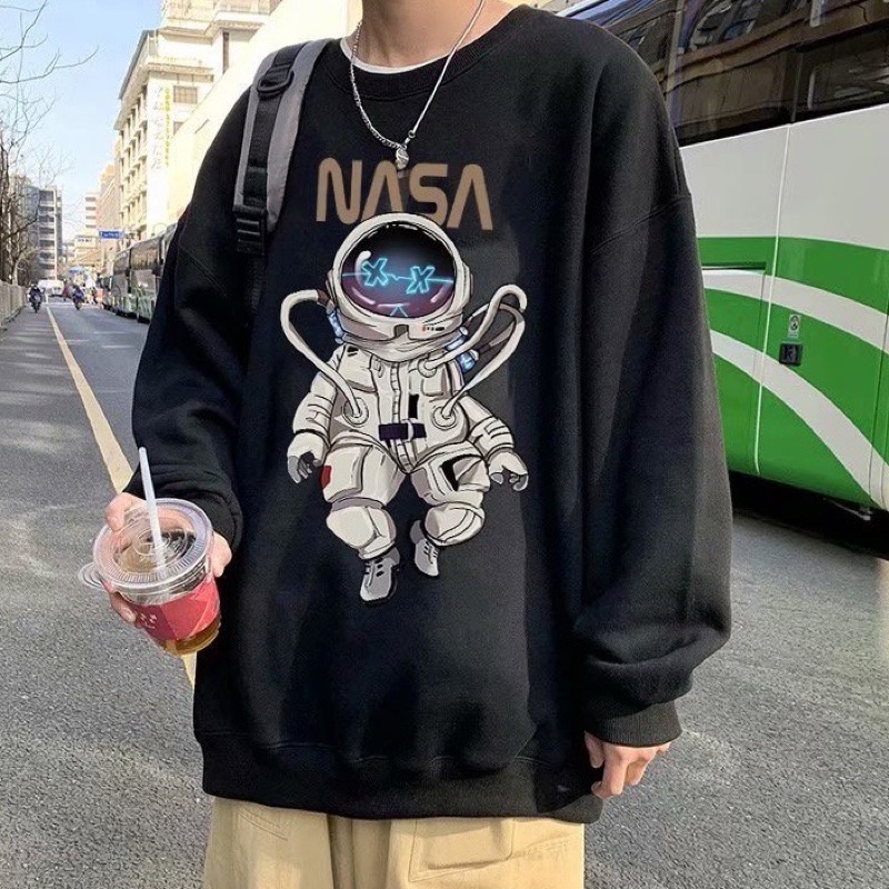 ÁO SWEATER NAM NỮ UNISEX PHI HÀNH GIA NASA SIZE 40-80kg