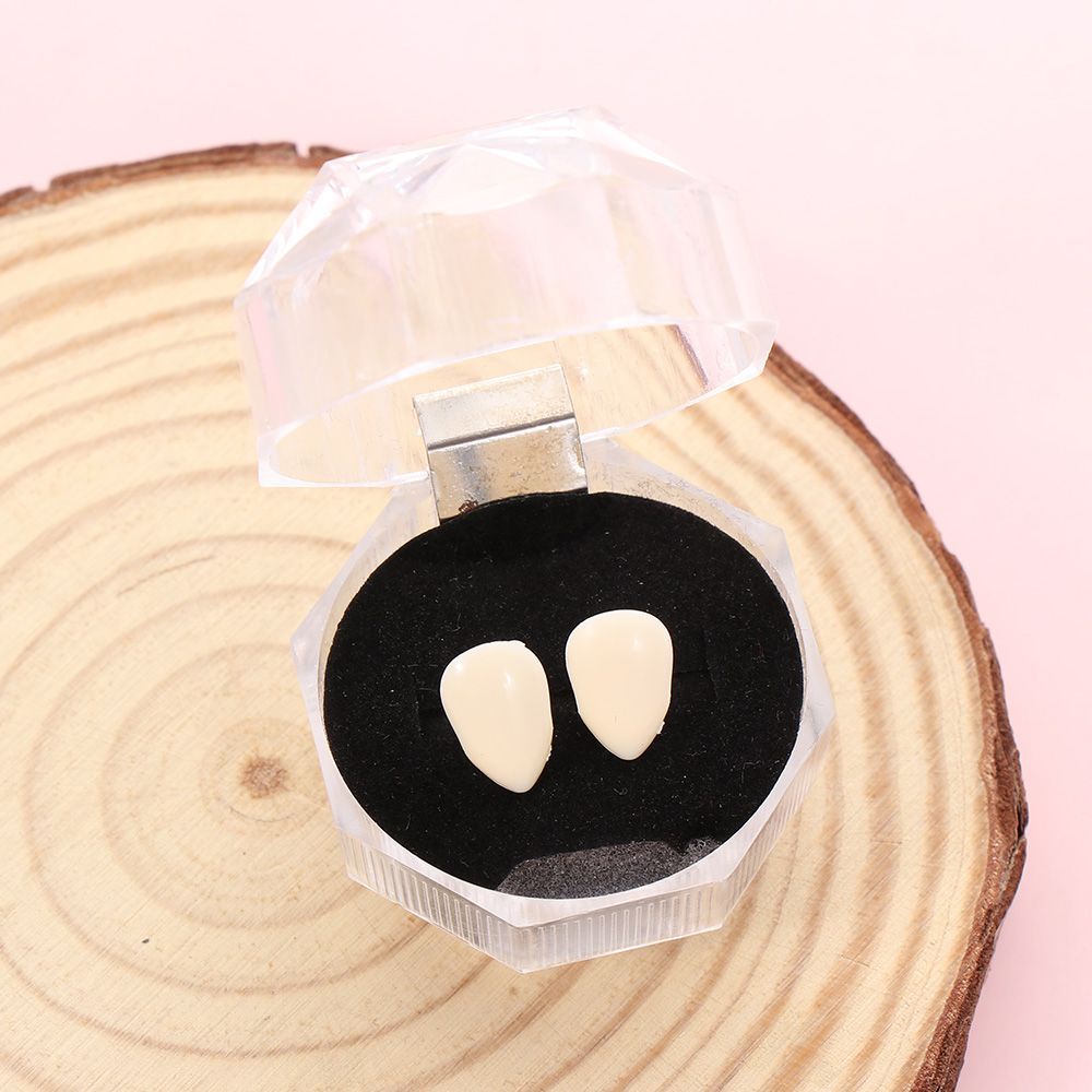 Răng Ma Cà Rồng Giả DIY Trang Trí Tiệc Halloween Cho Người Lớn Và Trẻ Em