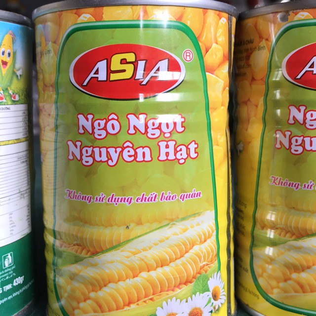 Ngô ngọt nguyên hạt Asia Home 400g - Hạt to, đều, đẹp