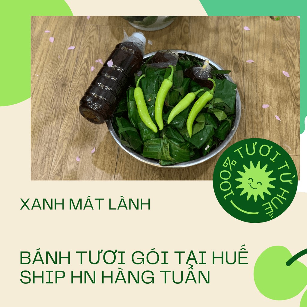 BÁNH BỘT LỌC HUẾ - BÁNH TƯƠI GÓI TẠI HUẾ - GÓI 50 BÁNH