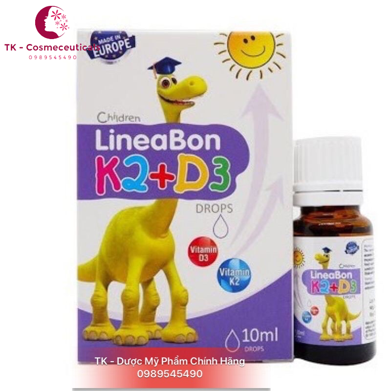 LineaBon Vitamin D3 K2 Tăng Cường Hấp Thu Canxi