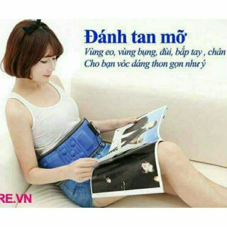 COMBO MÁY MASSAGE BỤNG X5 ĐÁNH TAN MỠ GIẢM CÂN HIỆU QUẢ TẶNG NỊT BỤNG HOẶC KEM TAN MỠ