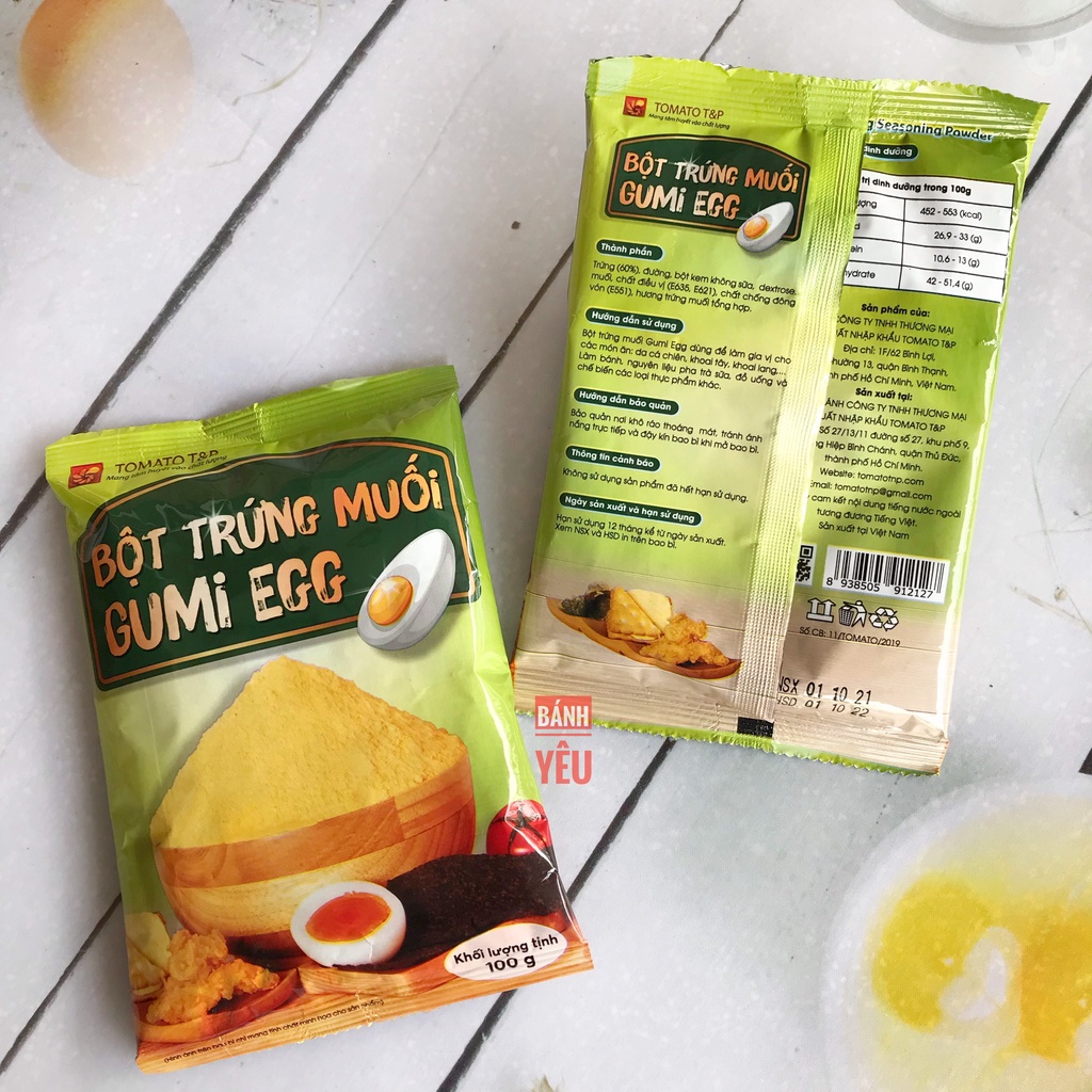Bột Trứng Muối Gumi Egg 100g - PL162