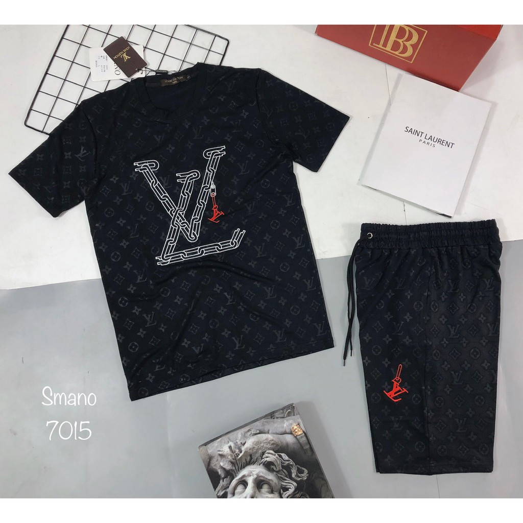 Bộ Thể Thao Nam-BN275- Bộ Quần Áo Thun Nam Tay Ngắn Màu Đen In Logo Chất Thun Cao Cấp -  XƯỞNG MAY THẢO PHẠM | BigBuy360 - bigbuy360.vn