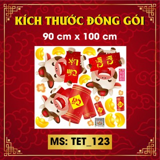 DECAL TRANG TRÍ TẾT 2021 SỐ 123