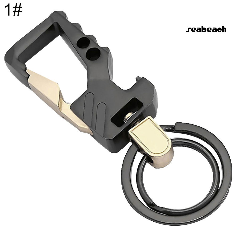 ✪Cf✪Móc Khóa Kiêm Đồ Khui Nắp Chai Bia Bằng Kim Loại Thiết Kế Nhỏ Gọn Tiện Dụng