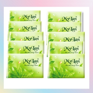 Combo 10 gói khăn giấy bỏ túi mylan tiện dụng