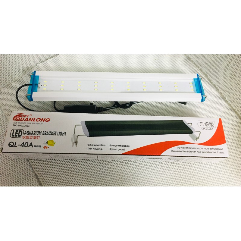 Máng Led 3 Hàng Quanlong 40cm - Ánh Sáng Màu Trắng