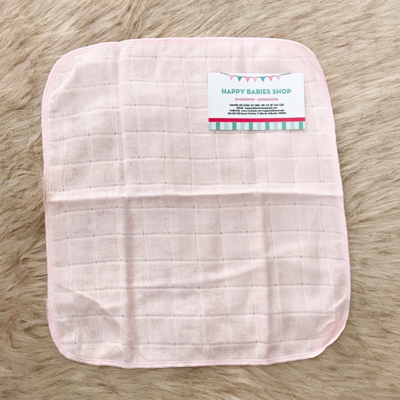 Set 10 Khăn Sữa Sợi Tre 3 Lớp Fany