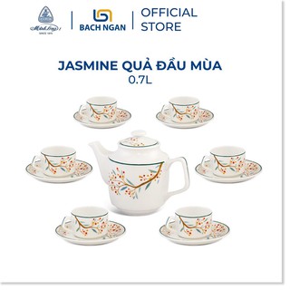 Bộ Ấm Trà 0.7 L Jasmine Quả đầu mùa - Gốm sứ cao cấp Minh Long I