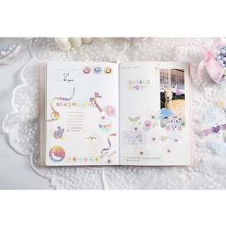Dải sticker gấu thỏ cute