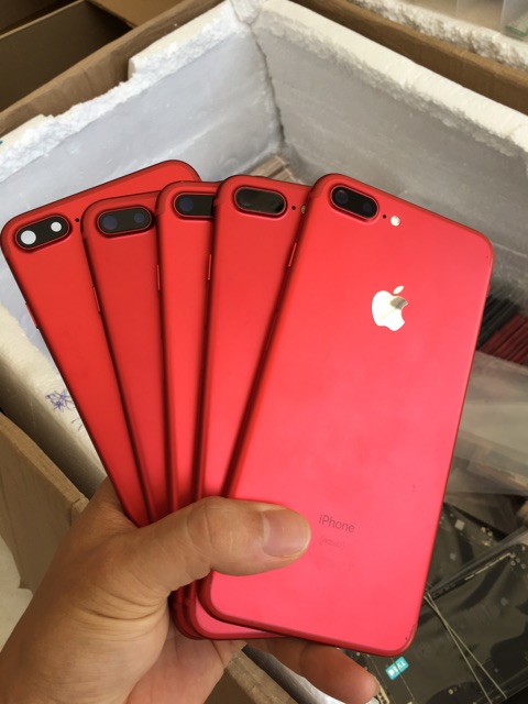 Cụm lưng iphone 7 plus màu đỏ zin bóc máy