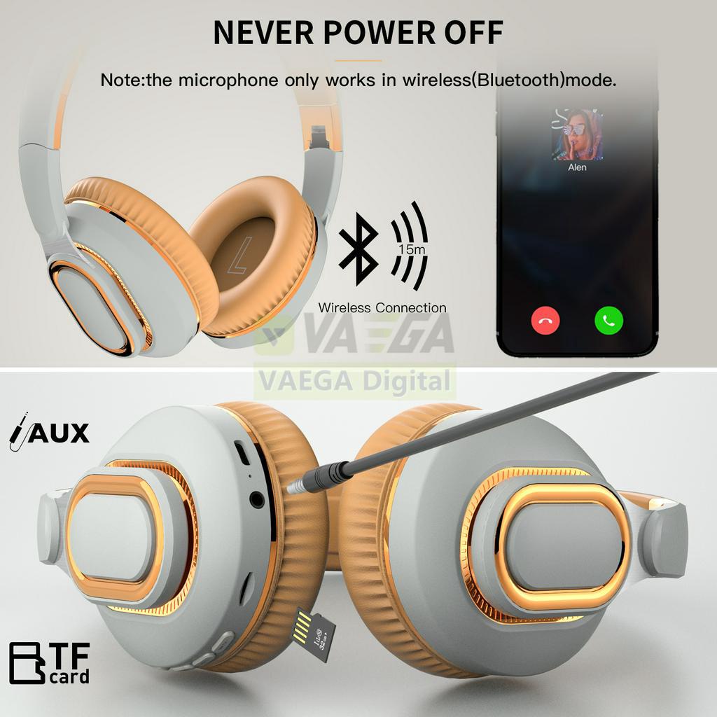 Tai Nghe Bluetooth Không Dây H7 Phong Cách Mới Có Thể Gấp Gọn Kèm Mic Loại c