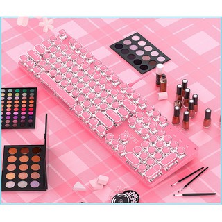 Bàn phím cơ YINDIAO Màu hồng nữ tính cute cực đẹp