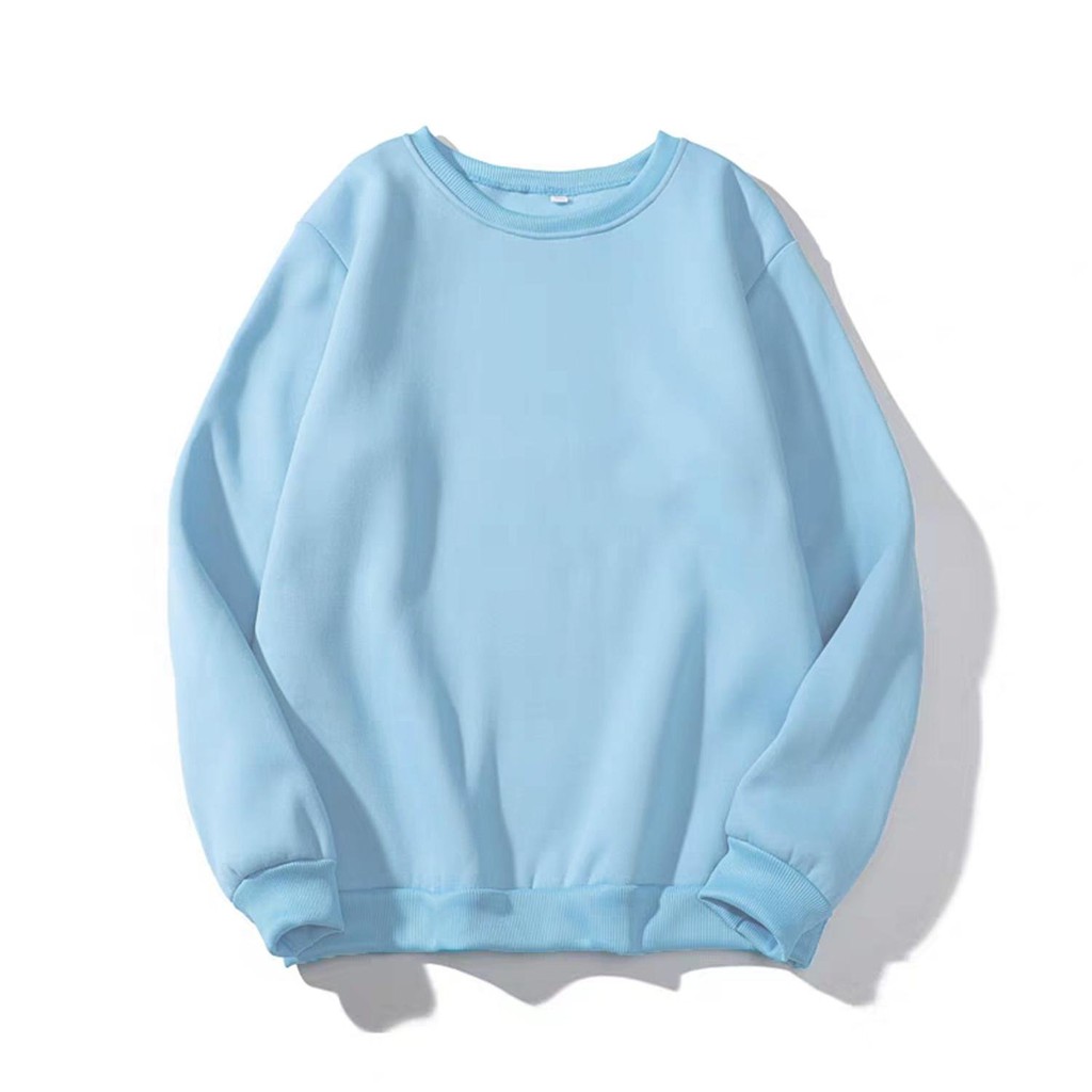 Áo sweater nam nữ nỉ ngoại trơn, chất nỉ bôn, thích hợp làm áo cặp William - DS113 | WebRaoVat - webraovat.net.vn