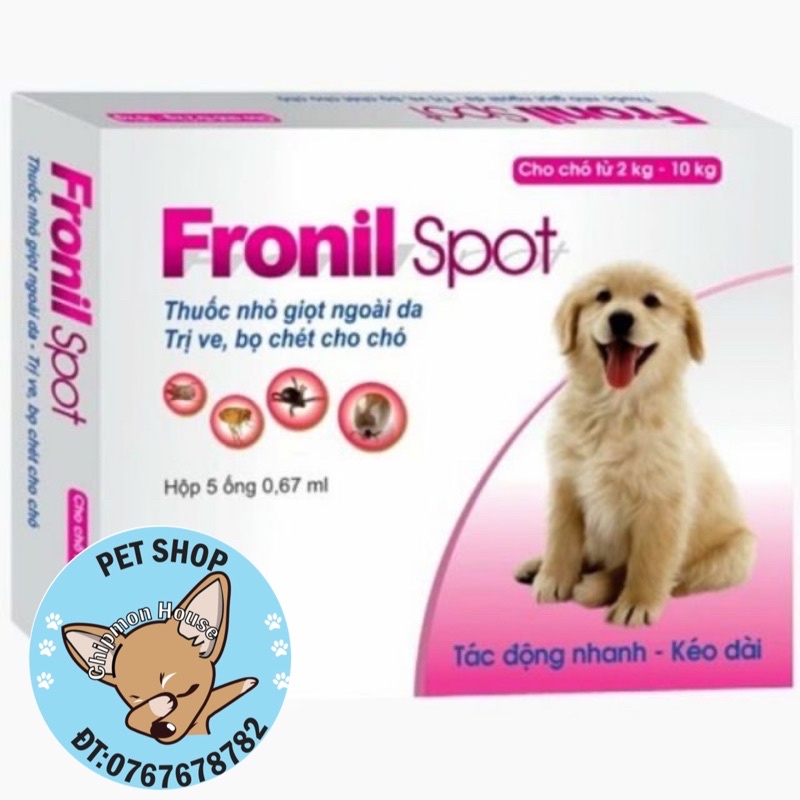 Nhỏ Gáy Fronil Spot Trị Ve Rận