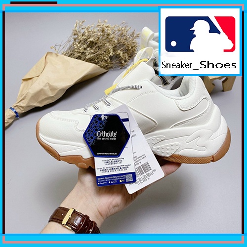Giày_MLB NY, Giày Sneaker NY Đế Nâu Da Bò Cao Cấp Đế Cao Tăng Chiều Cao Full Box Bill | BigBuy360 - bigbuy360.vn