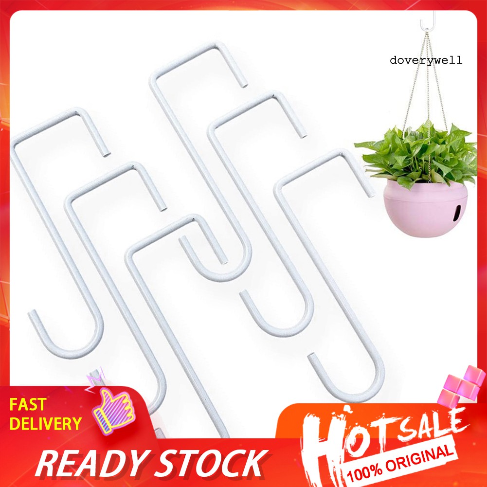 6 Móc Treo Chậu Hoa Bằng Thép Không Gỉ