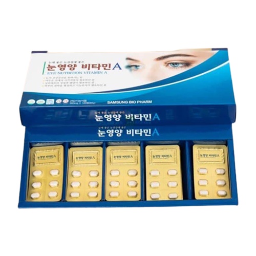 Viên Bổ Mắt VitaminA Samsung Bio 120 viên Hàn Quốc - linhnhikorea