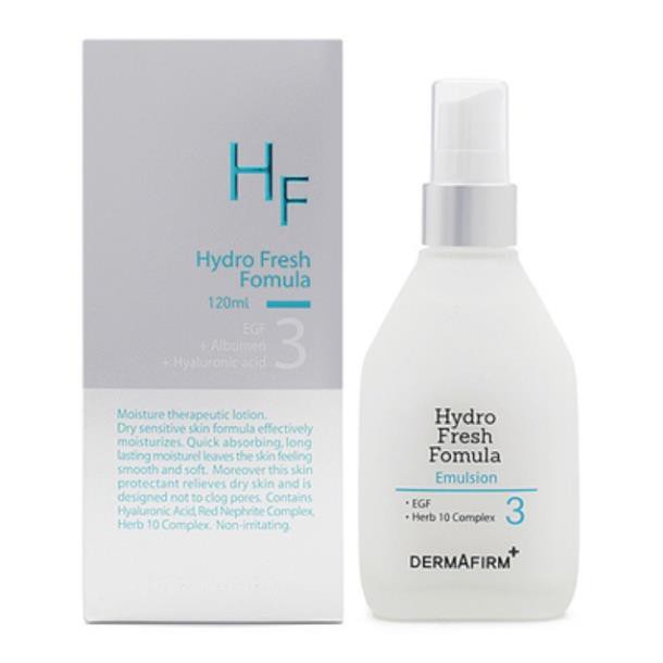 Sữa dưỡng ẩm da mặt Dermafirm Hàn Quốc cho da khô HF Hydro Fresh Fomula Emulsion chính hãng