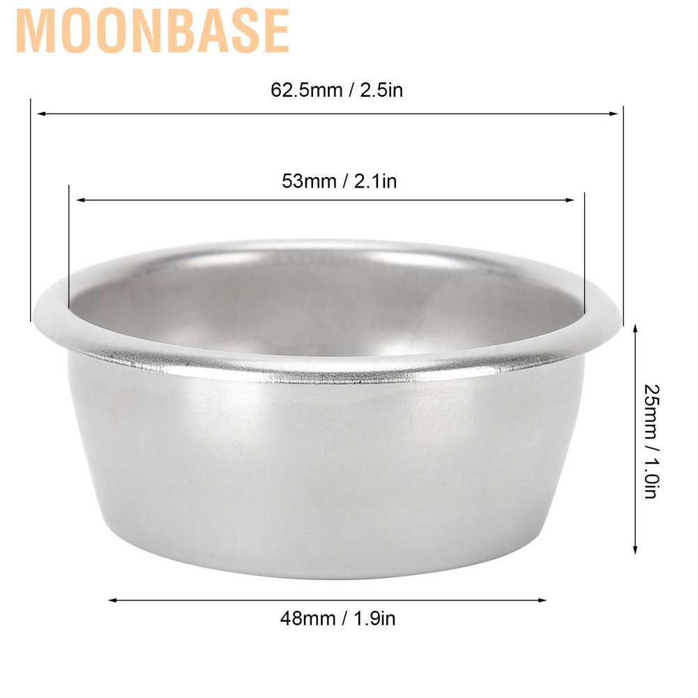 Dụng Cụ Lọc Cà Phê Moonbase 304 Bằng Thép Không Gỉ 53mm Cho Máy Pha Cà Phê Breville 870