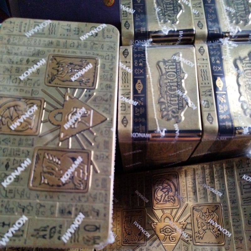 Hộp thẻ hình yugioh megatin 2022 TIN OF THE PHARAOH'S GODS