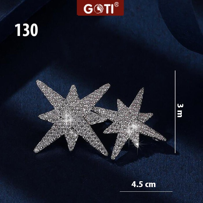 GOTI - Charm Cài Áo Cành Hoa Cao Cấp Kiểu Tag Cài Váy Đẹp Thanh Lịch Dành Cho Nữ Kiểu Dáng Hoa Cao Cấp Đa Dạng GTCA4