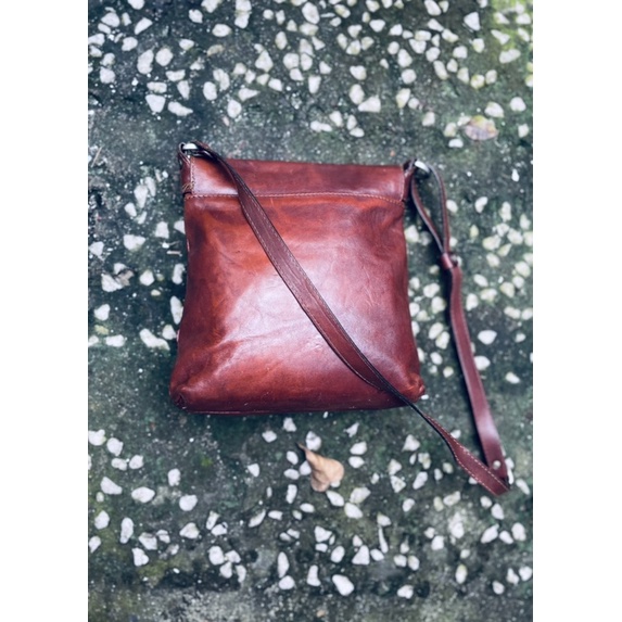 SALE- túi si da mộc cổ unisex