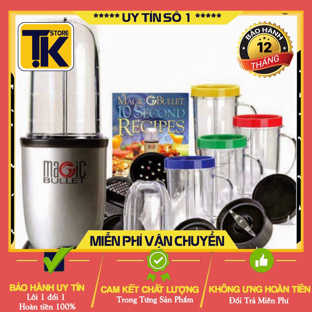 [Hàng Nội Địa] Máy xay Magic Bullet cao cấp, Máy xay Magic Bulet 21 chi tiết, máy xay đa năng cao cấp
