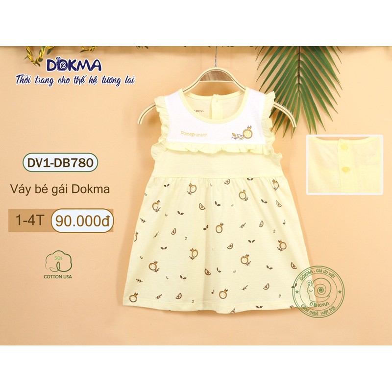 Váy bé gái Dokma 1-4tuổi