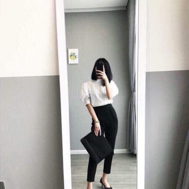 QUẦN BAGGY VẢI PHỐI CẠP CHUN HÀNG ĐẸP